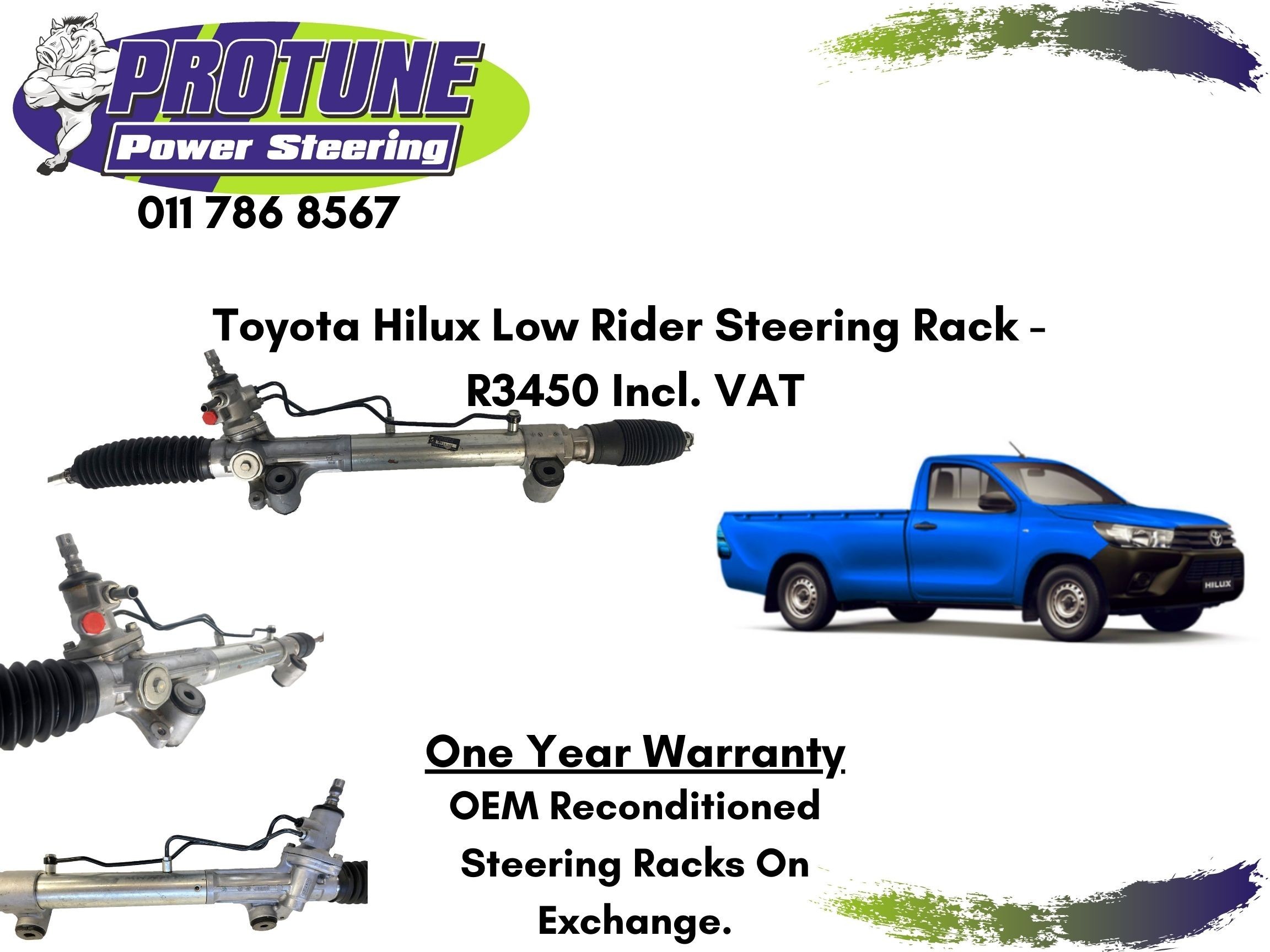 Toyota Hilux Low Rider  OEM Reconditioned Steering Racks